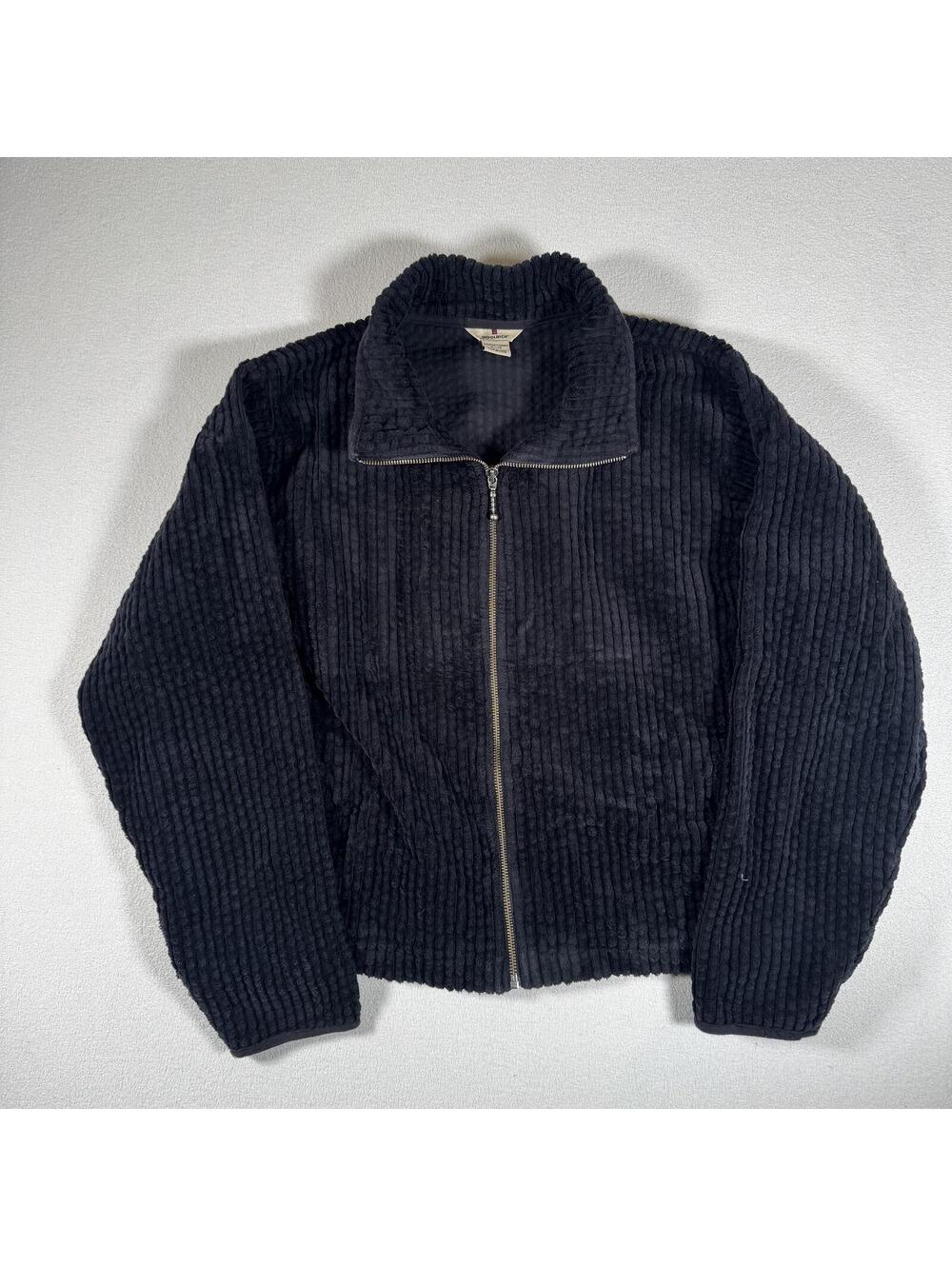 Vintage Y2K Woolrich Corduroy Cropped Zip Up Jacket